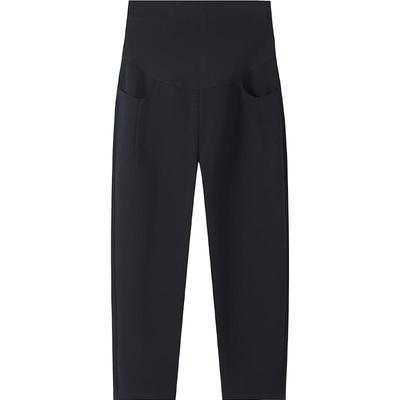 英氏高腰托腹裤腰带可调秋冬外穿