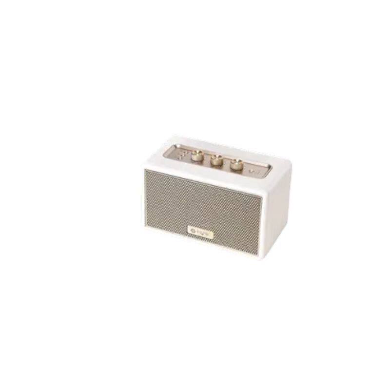 不见不散W100/W100k桌面蓝牙HiFi音箱家居聆听音响白黑棕三色可选