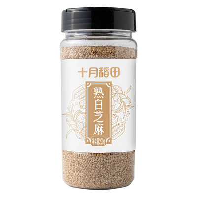 十月稻田熟白芝麻200g