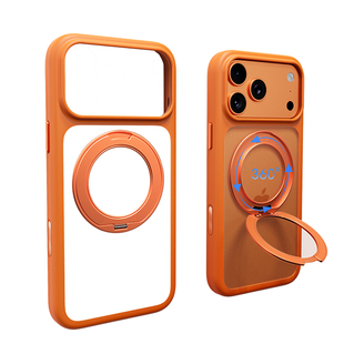 Balueus适用苹果17ProMax手机壳iPhone17Pro高端保护套17肤感磨砂16Pro全包防摔16磁吸外壳带支架2026新款女