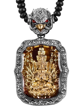 高档纯银升级版大鹏鸟本命佛吊坠