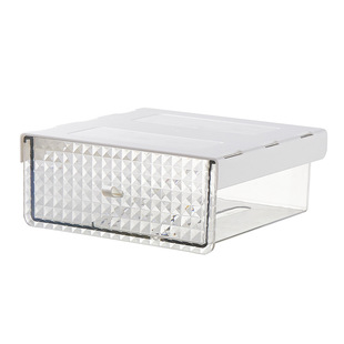 桌底下隐形抽屉式收纳盒课桌下纸巾盒倒挂工位整理神器桌面隐藏