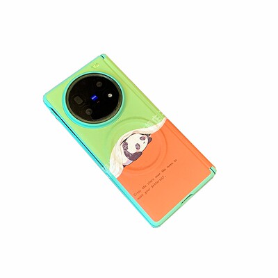 适用vivoxfold5pc贴皮卡通手机壳