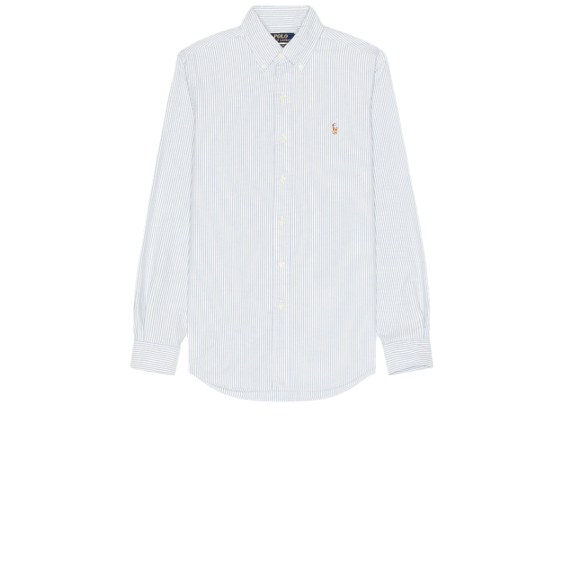 Polo Ralph Lauren 拉夫劳伦 男士经典款条纹长袖衬衫REVOLVE新款