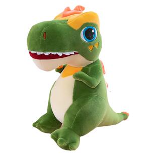 恐龙毛绒玩具红色火龙霸王龙公仔玩偶睡觉抱枕男生款娃娃生日礼物