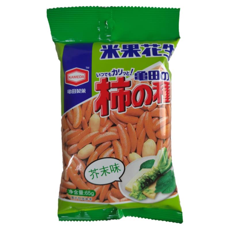 日本卡米达制果日式柿子种米果花生芥末味柿种居酒屋酒吧夜店食品