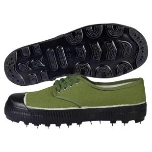 解放鞋男工地耐磨老款劳保鞋子防滑正宗布鞋高帮迷彩农田厚底平底