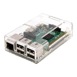 树莓派 3B+ 3B外壳ABS注塑透明 黑色raspberry pi 4主板机箱盒子