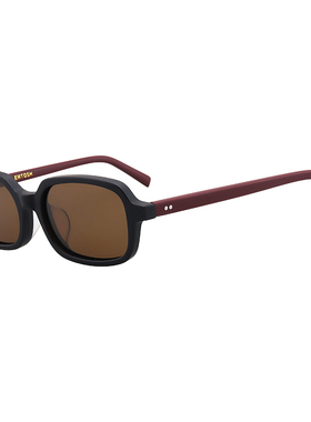 MOSCOTLEMTOSH磨砂黑红方形墨镜