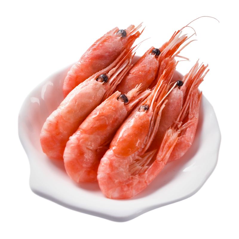 元宝虾甜虾北极虾寿司虾解冻即食