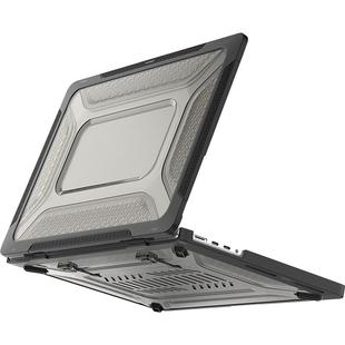 mousmore适用2025苹果MacBookPro 14寸16笔记本M5磨砂Air13/15透明防摔软边保护壳13.6轻薄全包套支架碳纤维