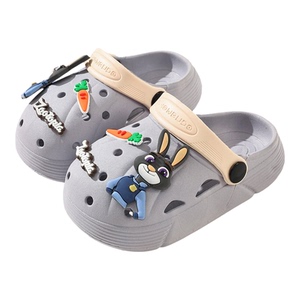 疯狂动物城儿童洞洞鞋 尼克朱迪卡通两穿 宝宝防滑软底凉拖
