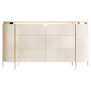 轻奢实木斗柜现代简约入户玄关柜隔断柜岩板过道客厅收纳柜餐边柜