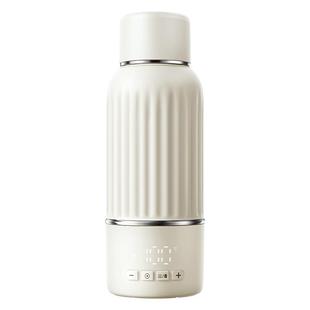 小白熊便携开水恒温杯婴儿冲奶外出专用恒温水壶保温杯加热烧水杯