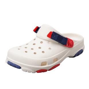 洞洞鞋男夏季外穿厚底踩屎感沙滩防滑包头拖鞋两用开车大码46凉鞋