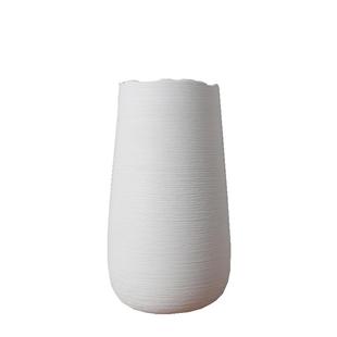 陶瓷插花现代简约水养摆件客厅黑白色干花器北欧式鲜花餐桌大花瓶