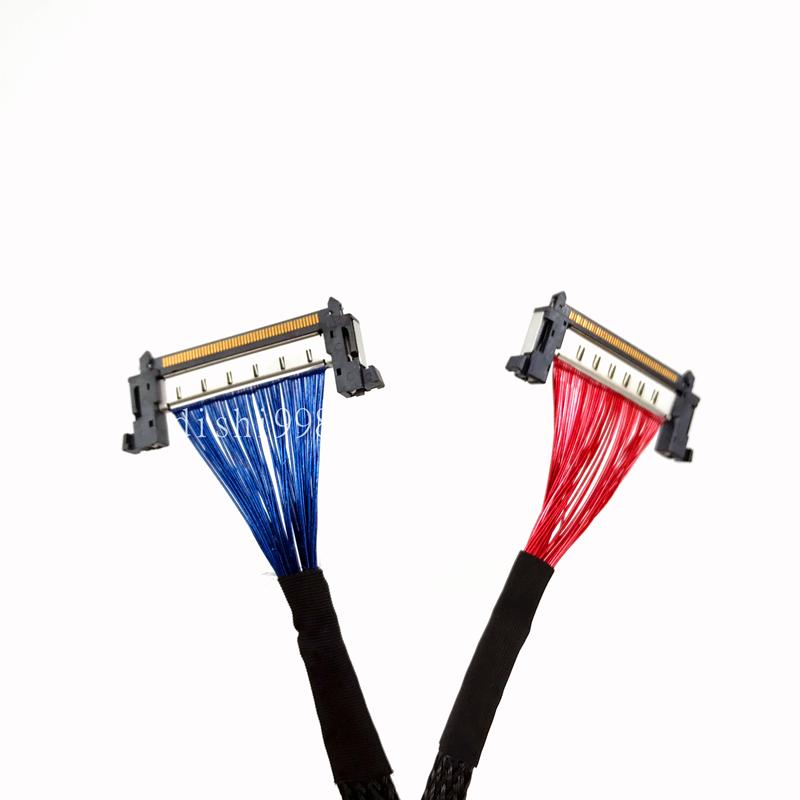 51P极细同轴线41p 4K8K信号线JAE FI-RE51液晶屏V-BY-one高清屏线