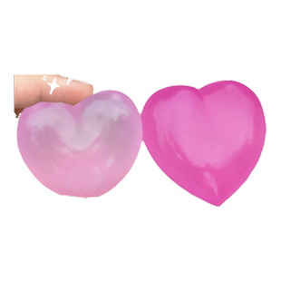 爱心变色麦芽糖捏捏新款心形紫外线变色玩具减压捏捏乐小红书同款