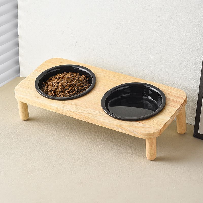 陶瓷飞碟猫碗高脚保护颈椎猫粮碗猫咪狗猫盆饮水碗宠物零食陶瓷碗