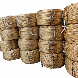 废纸打包绳黄金绳打包绳大棚压膜软绳打捆绳三股捆绑吊秧秸秆打包