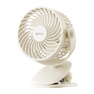 公牛夹式小风扇小型学生宿舍床上夹子电风扇usb充电办公室桌面桌上静音立式可夹台式扇超长续航降温神器挂壁