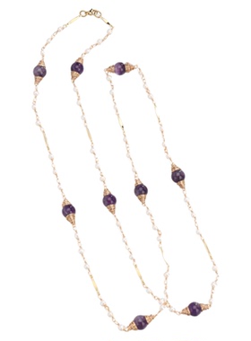 SPECIAL毛衣链淡水珍珠项链