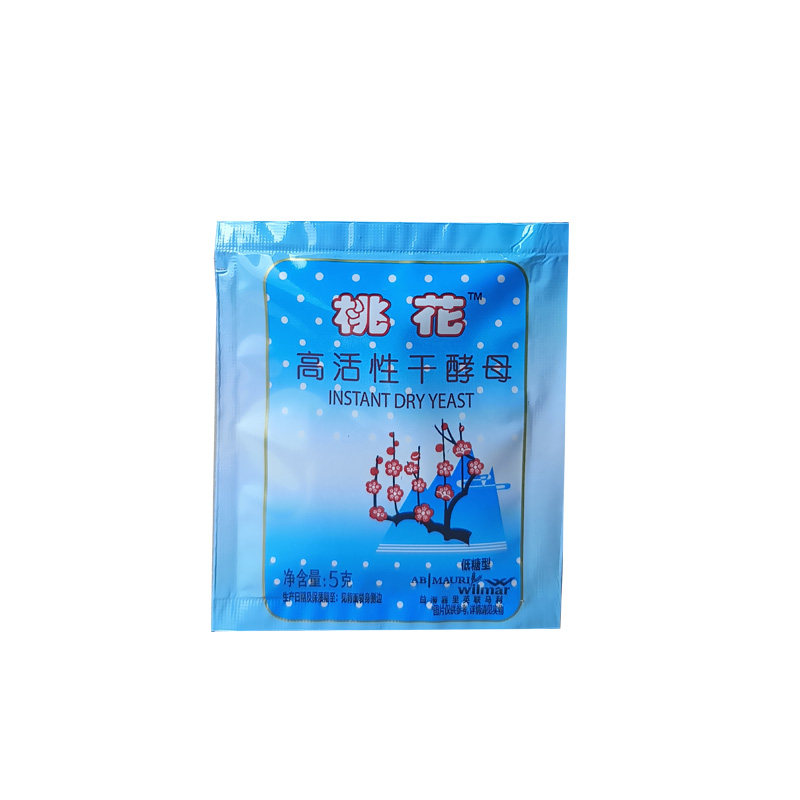 桃花高活性低糖干酵母5克小包家庭装发酵粉发面馒头包子发面馒头