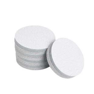 金牛植绒砂纸4寸5寸自粘打磨机墙面木工抛光沙纸圆盘7寸9寸白砂纸