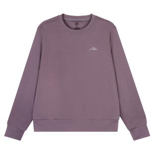 安踏卫衣女款2026春秋季新款纯色圆领套头衫宽松百搭减龄长袖上衣