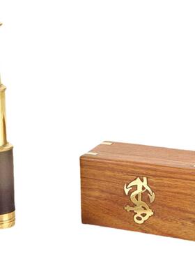 进口黄铜复古风伸缩单筒儿童礼物