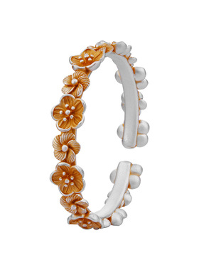 顺庆银楼足银9999春满楼开口手镯