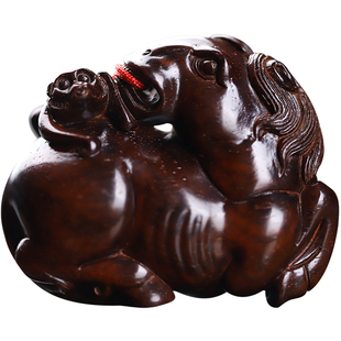 梨香院印度小叶紫檀马上封侯手把件檀香紫檀猴子马手上盘玩把玩件