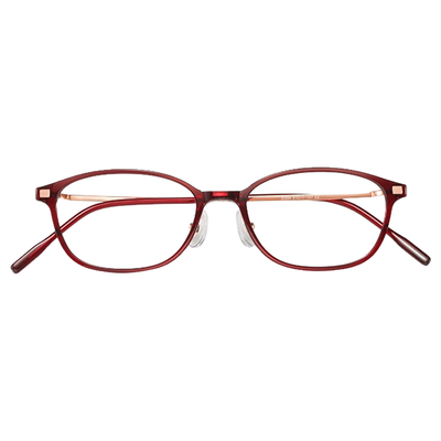 超轻纯钛小方框眼镜女近视可配