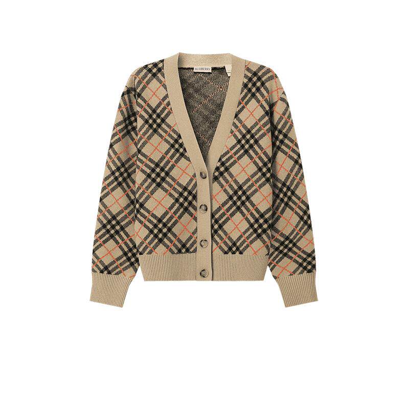BURBERRY羊绒衫针织开衫