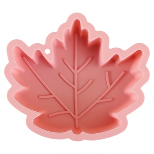 大号树叶烤蛋糕蒸糕椰汁千层马蹄糕大果冻白凉粉冰块硅胶模具不粘