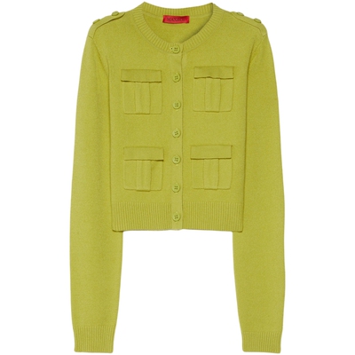 【甄选惠享】MAX＆Co.2025春夏新款工装风毛衣开襟衫6341025102