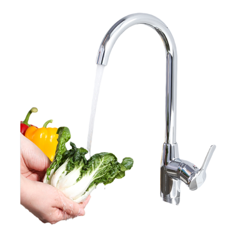 厨房洗菜盆水龙头家用全铜冷热可