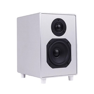 BRZHIFI DS4四寸二分频家用无源音箱 铝合金电脑台式家用小型音响