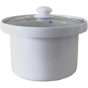 3L适用美的电炖锅内胆配件DG30E201陶瓷内胆电炖砂锅胆盖玻璃盖子