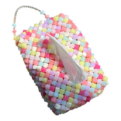 Click少女果冻串珠抽纸收纳盒