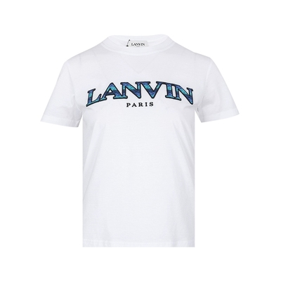 LANVIN女士全棉短袖T恤