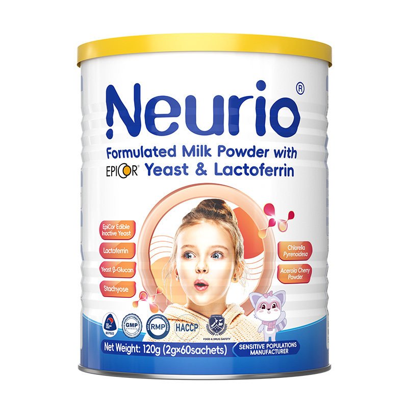 【自营】neurio纽瑞优乳铁蛋白免疫球蛋白酵母乳粉儿童青少年正品