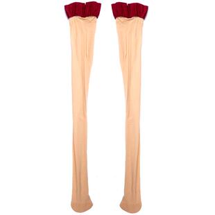 loismesa丝滑加长长筒袜马油丝袜薄款油亮防滑长筒袜高筒大腿袜