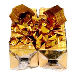 金元宝半成品银元宝手工折纸金纸批发锡箔纸加厚切角祈福摆件元宝