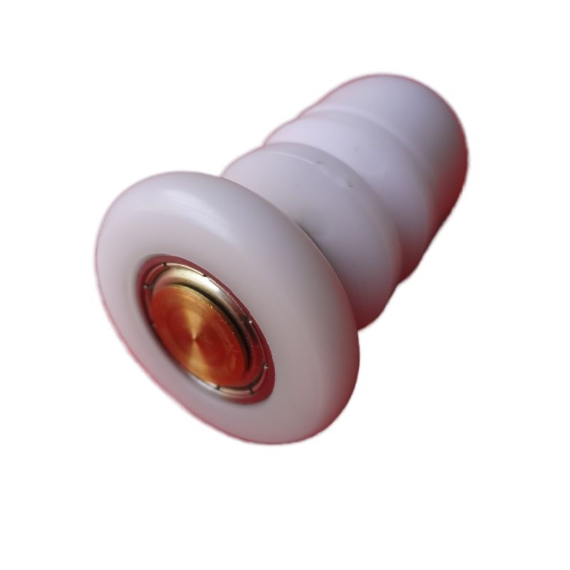 老式浴室淋浴房滑轮防锈铜杆大轴承弧扇型淋浴房玻璃移门滑轮配件