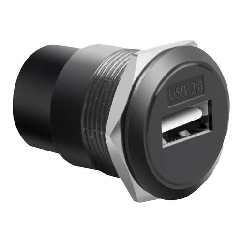 C型金属圆形模块母对母2.0usb插口面板3.0USB数据信息传输插座