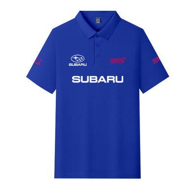 2026斯STI巴鲁JDM赛车速干POLO衫