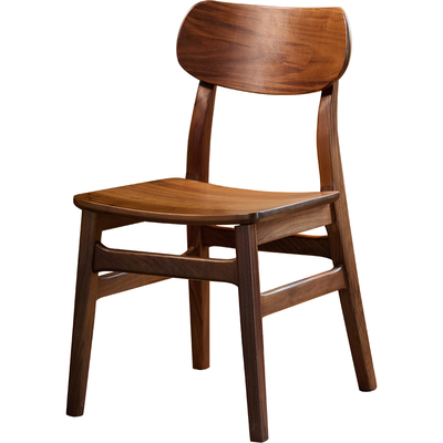 北美黑胡桃木实木餐椅