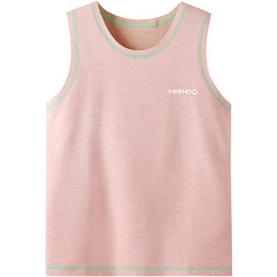 英氏儿童羊毛背心秋冬季保暖马甲