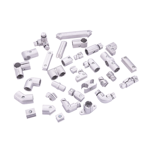 第三代28mm铝合金精益管线棒配件铝管型材圆管接头连接件工作台